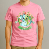 Floral Earth Day April T-Shirt