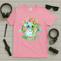 Floral Earth Day April T-Shirt