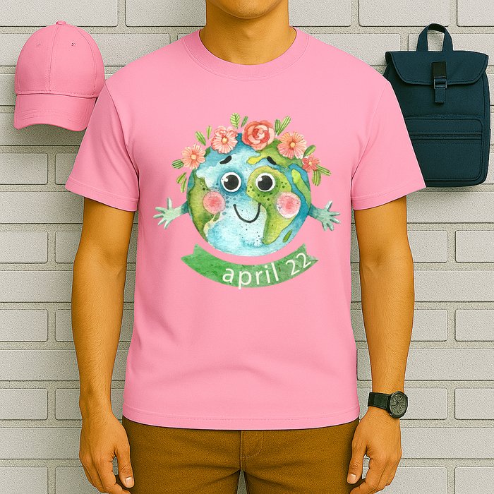 Floral Earth Day April T-Shirt