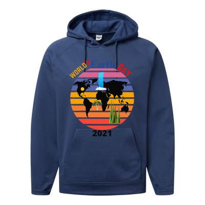 Funny Earth's Day Gift Performance Fleece Hoodie