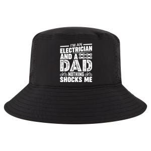 Funny Electrician Dad Nothing Shocks Me Cool Comfort Performance Bucket Hat