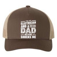 Funny Electrician Dad Nothing Shocks Me Yupoong Adult 5-Panel Trucker Hat