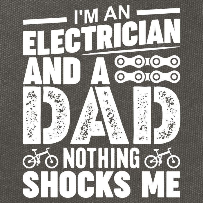 Funny Electrician Dad Nothing Shocks Me Cotton Canvas Backpack