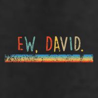 Funny Ew David. Vintage Retro Distressed Golf Towel