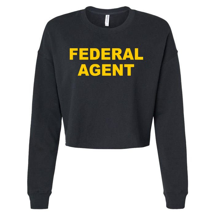 Federal Agent Cropped Pullover Crew