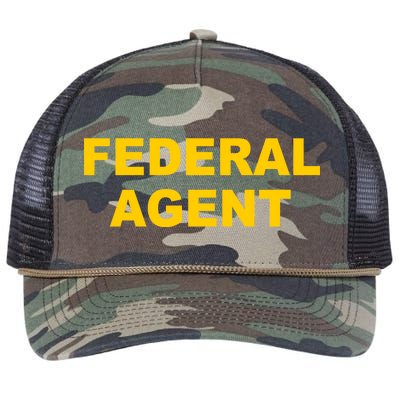 Federal Agent Retro Rope Trucker Hat Cap