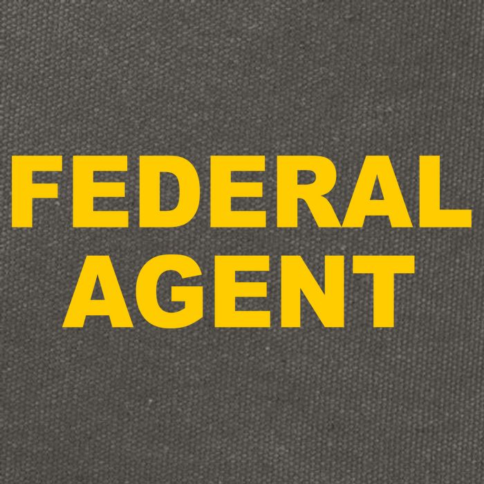 Federal Agent Cotton Canvas Backpack