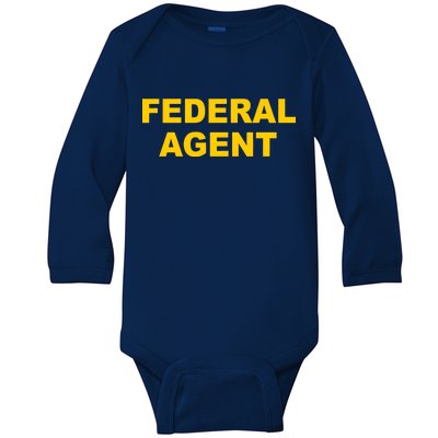 Federal Agent Baby Long Sleeve Bodysuit