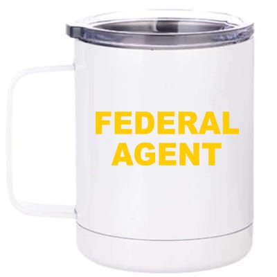 Federal Agent 12 oz Stainless Steel Tumbler Cup