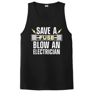 Funny Electrician Electrical Fuse Engineers PosiCharge Competitor Tank