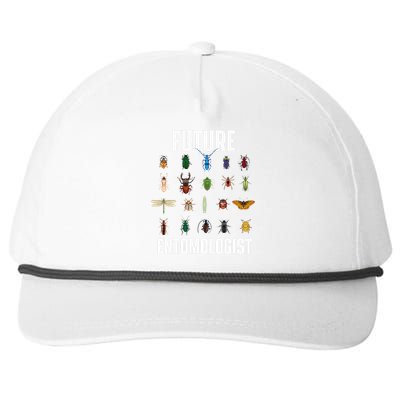 Future Entomologist Entomology Insect Lover Bug Collector Snapback Five-Panel Rope Hat