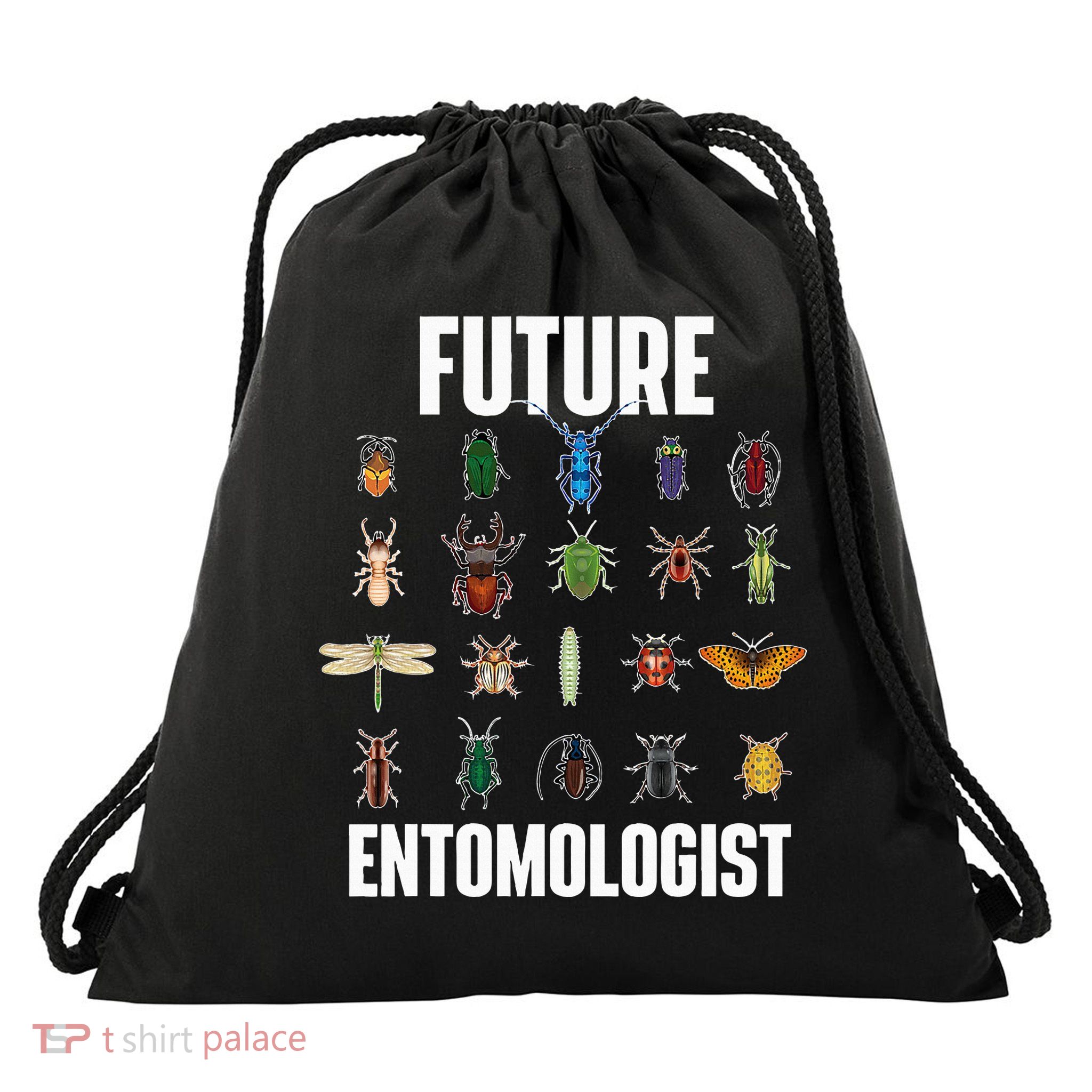 Future Entomologist Entomology Insect Lover Bug Collector Drawstring Bag