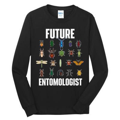 Future Entomologist Entomology Insect Lover Bug Collector Tall Long Sleeve T-Shirt