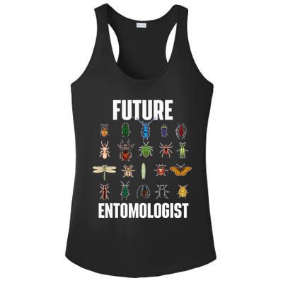 Future Entomologist Entomology Insect Lover Bug Collector Ladies PosiCharge Competitor Racerback Tank