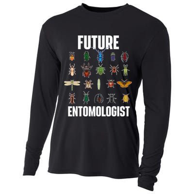 Future Entomologist Entomology Insect Lover Bug Collector Cooling Performance Long Sleeve Crew