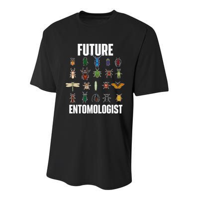 Future Entomologist Entomology Insect Lover Bug Collector Youth Performance Sprint T-Shirt