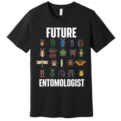 Future Entomologist Entomology Insect Lover Bug Collector Premium T-Shirt