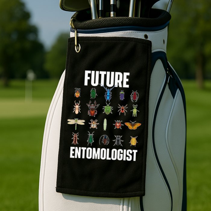Future Entomologist Entomology Insect Lover Bug Collector Golf Towel