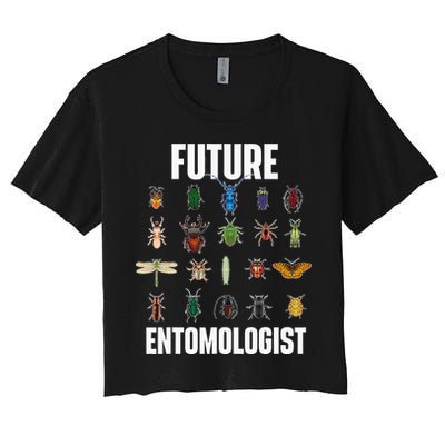 Future Entomologist Entomology Insect Lover Bug Collector Crop Top