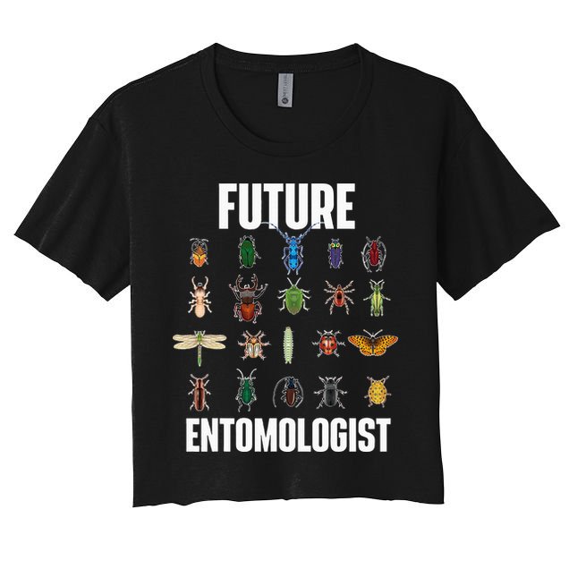 Future Entomologist Entomology Insect Lover Bug Collector Crop Top