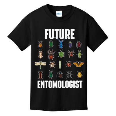 Future Entomologist Entomology Insect Lover Bug Collector Kids T-Shirt