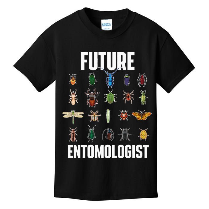 Future Entomologist Entomology Insect Lover Bug Collector Kids T-Shirt