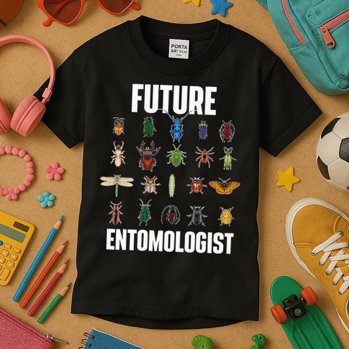 Future Entomologist Entomology Insect Lover Bug Collector Kids T-Shirt