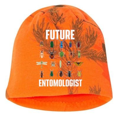 Future Entomologist Entomology Insect Lover Bug Collector Kati - Camo Knit Beanie