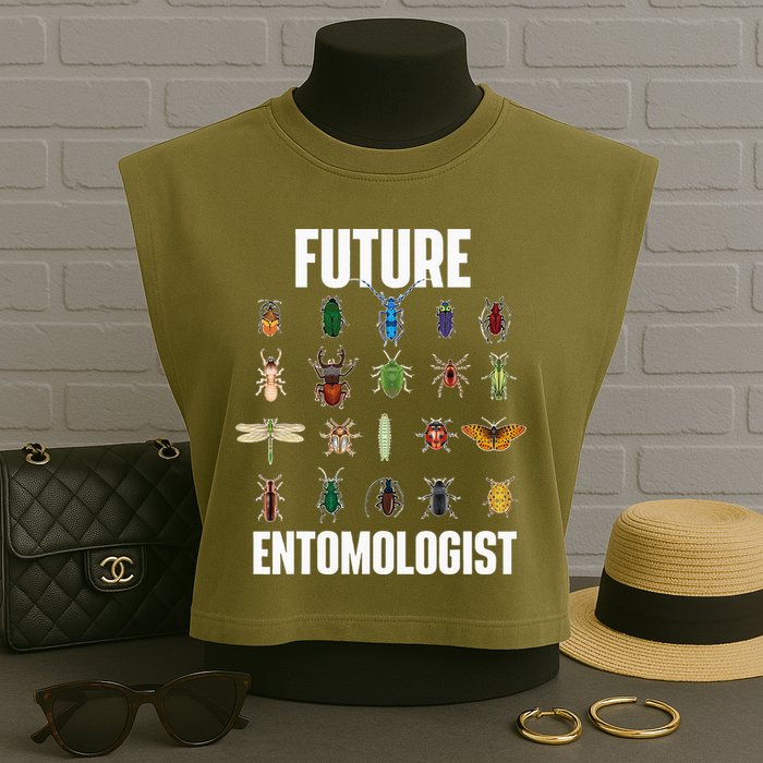 Future Entomologist Entomology Insect Lover Bug Collector Garment-Dyed Women's Muscle Tee