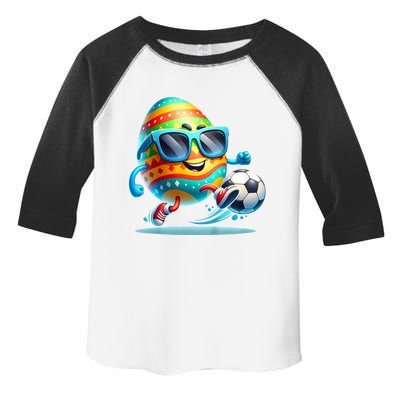 Funny Easter Egg Eggs Soccer Lovers Players Toddler Fine Jersey T-Shirt