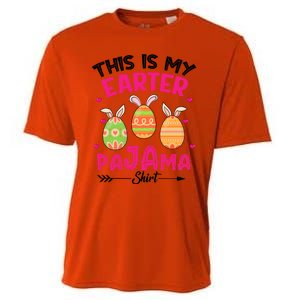 Funny Easter Egg Bunny Ears This Is My Easter Pajama Gift Cooling Performance Crew T-Shirt