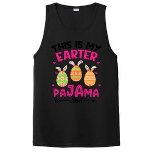 Funny Easter Egg Bunny Ears This Is My Easter Pajama Gift PosiCharge Competitor Tank