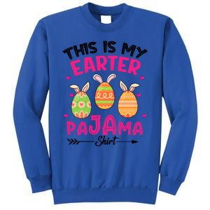 Funny Easter Egg Bunny Ears This Is My Easter Pajama Gift Sweatshirt