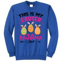 Funny Easter Egg Bunny Ears This Is My Easter Pajama Gift Sweatshirt