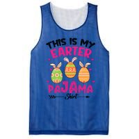 Funny Easter Egg Bunny Ears This Is My Easter Pajama Gift Mesh Reversible Basketball Jersey Tank