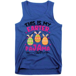 Funny Easter Egg Bunny Ears This Is My Easter Pajama Gift Tank Top