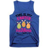 Funny Easter Egg Bunny Ears This Is My Easter Pajama Gift Tank Top