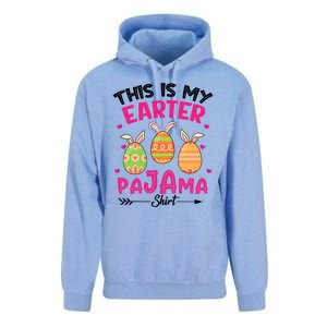 Funny Easter Egg Bunny Ears This Is My Easter Pajama Gift Unisex Surf Hoodie