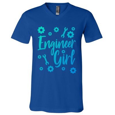 Female Engineer Engineering Major Student Funny Gift Cute Gift V-Neck T-Shirt