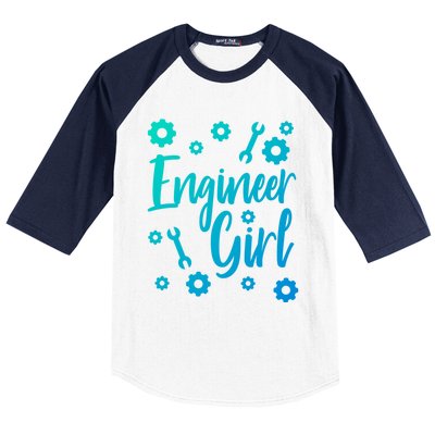 Female Engineer Engineering Major Student Funny Gift Cute Gift Baseball Sleeve Shirt