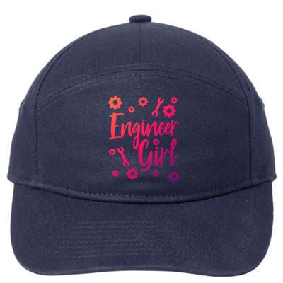 Female Engineer Engineering Major Student Funny Gift Cute Gift 7-Panel Snapback Hat