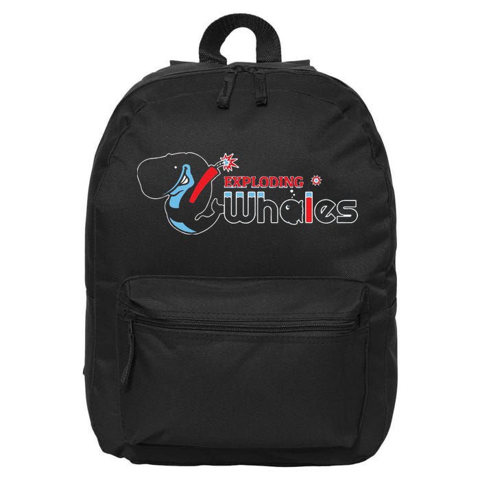 Funny Eugene Emeralds Exploding Whales 16 in Basic Backpack