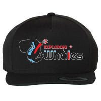 Funny Eugene Emeralds Exploding Whales Wool Snapback Cap