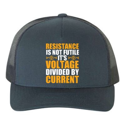 Funny Electrical Engineer Jokes Resistance Formula Yupoong Adult 5-Panel Trucker Hat