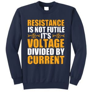 Funny Electrical Engineer Jokes Resistance Formula Sweatshirt