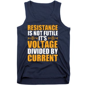 Funny Electrical Engineer Jokes Resistance Formula Tank Top