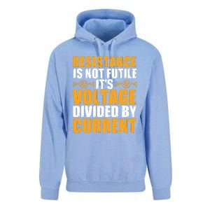 Funny Electrical Engineer Jokes Resistance Formula Unisex Surf Hoodie