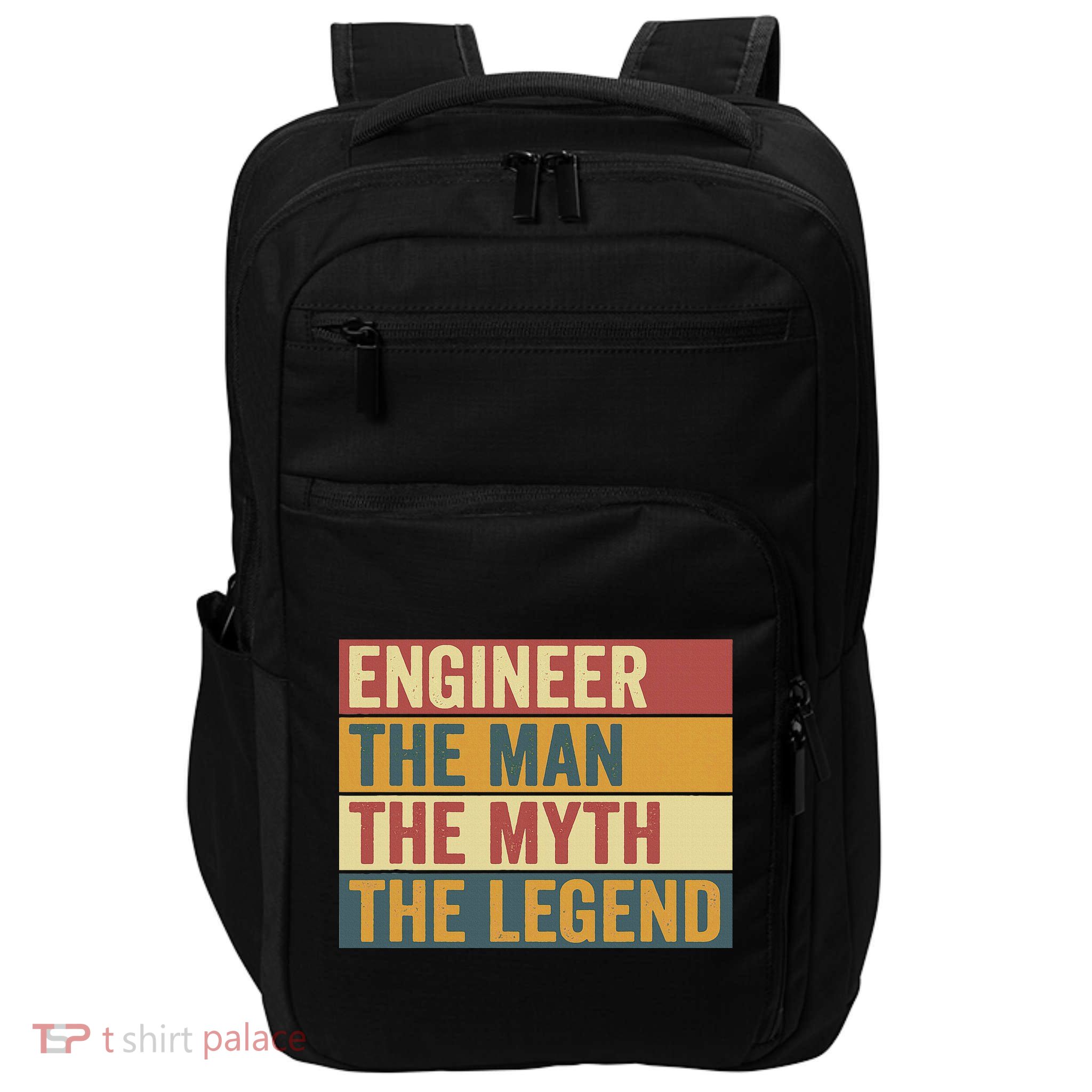 Funny Engineer Engineering Legend Saying Impact Tech Backpack