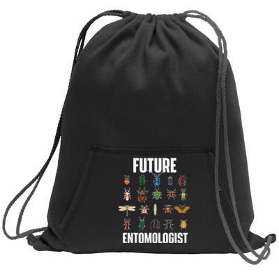 Future Entomologist Entomology Insect Lover Bug Collector Sweatshirt Cinch Pack Bag