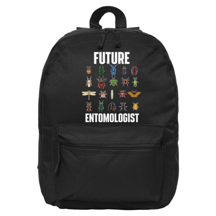 Future Entomologist Entomology Insect Lover Bug Collector 16 in Basic Backpack